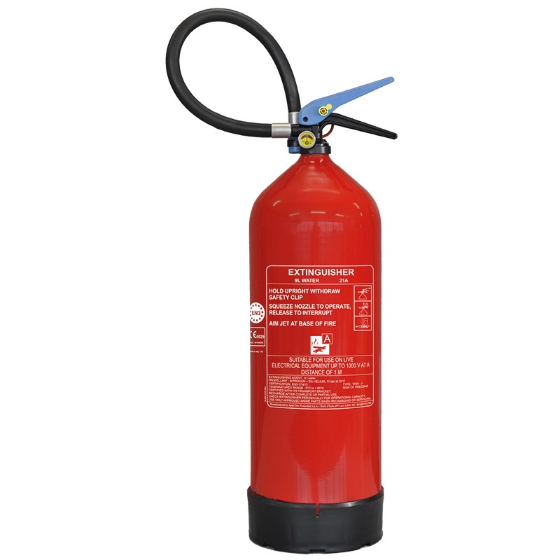 LALIZAS Πυροσβεστήρας Νερού PFAS Free, 9L, Πεπιεσμένος, με επιτοίχια βάση,SOLAS/MED (EN,GR,CN) Εξοπλισμός Πυρόσβεσης