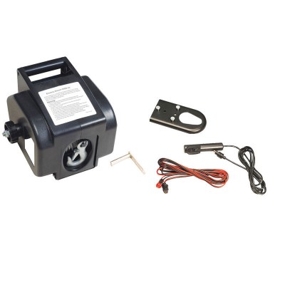Electric Winch, AnchorWinch, 12V, 2000lb/1000kg Manual & Electric Winches