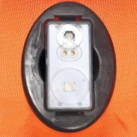 LALIZAS Lifejacket LED flashing light Alkalite II ON-OFF water activated, SOLAS/MED/USCG-MER Lifesaving Lights