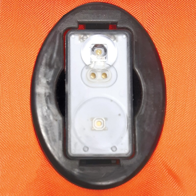 LALIZAS Lifejacket LED flashing light Alkalite II ON-OFF water activated, SOLAS/MED/USCG-MER Lifesaving Lights