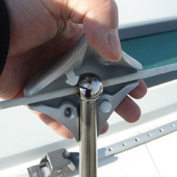 Clip-on STANCHION Κάλυμμα Εξοπλισμός για ρέλια