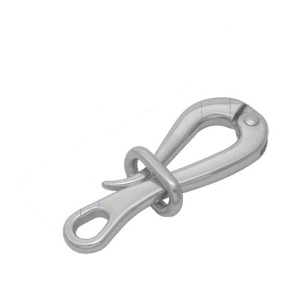 Pelikan Hook with Link, Inox 316 Snap Hooks & Carabiners