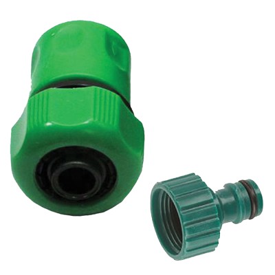 Σετ Συνδέσμων για Λάστιχο με Σπειρ. 15mm (5/8’’), Θηλυκός & Αρσενικός Σωλήνες Νερού & Λυμάτων