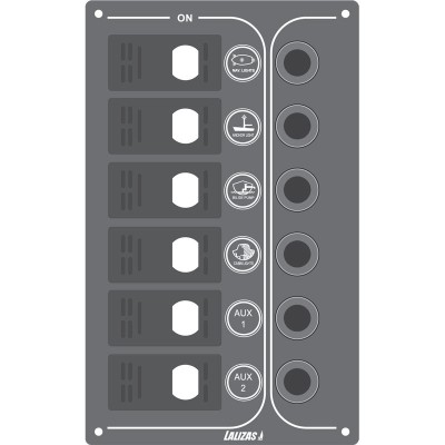 Πίνακας Ελέγχου ”SP Offshore”, Inox 316, 12V Πίνακες Ελέγχου & Αξεσουάρ