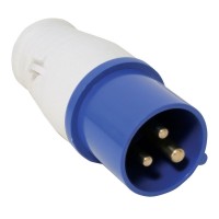 Φις Αρσενικό, 16A, 220-240V, Μπλε Ρευματολήπτες & Πρίζες