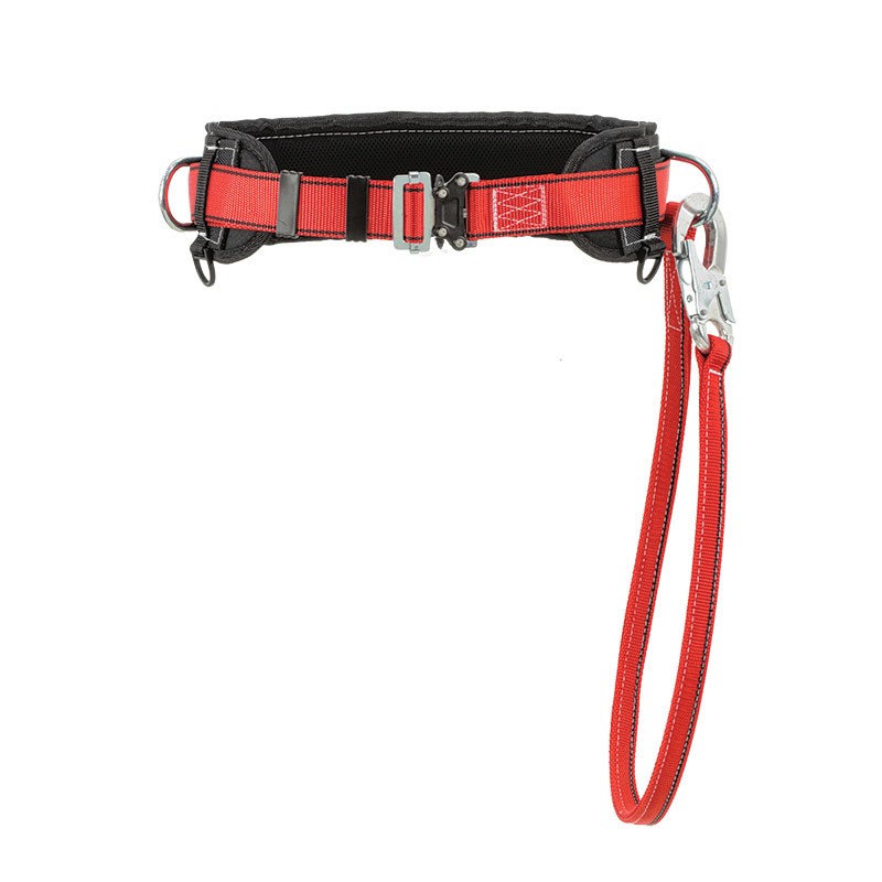 Fireman Belt, with Restraint Lanyard, M-XL (85-120cm), EN358, CE Fire Fighting Equipment