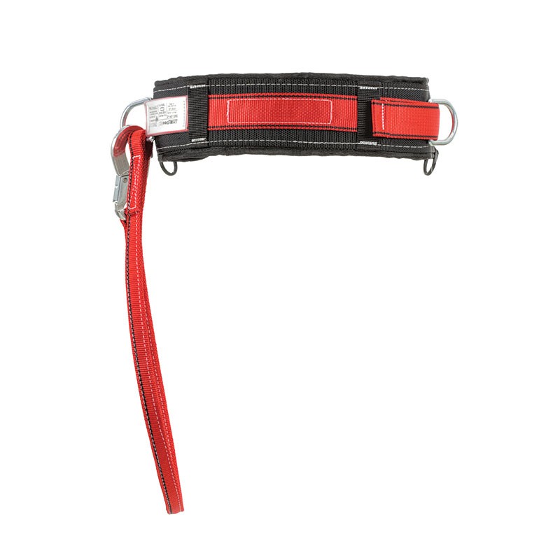 Fireman Belt, with Restraint Lanyard, M-XL (85-120cm), EN358, CE Fire Fighting Equipment
