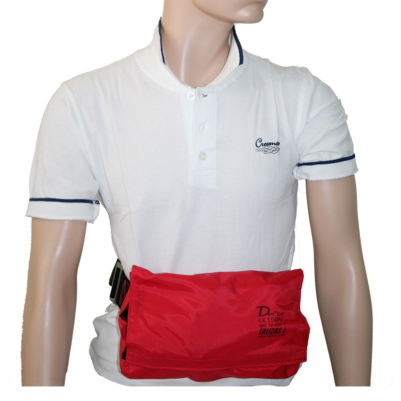 LALIZAS Delta Inflatable Lifejacket, Belt-Pack, Manual, 150N, ISO, Adult ISO Inflatable Lifejackets