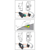 MATI 7 Stern Light 135° with chrome housing Electrical Equipment
