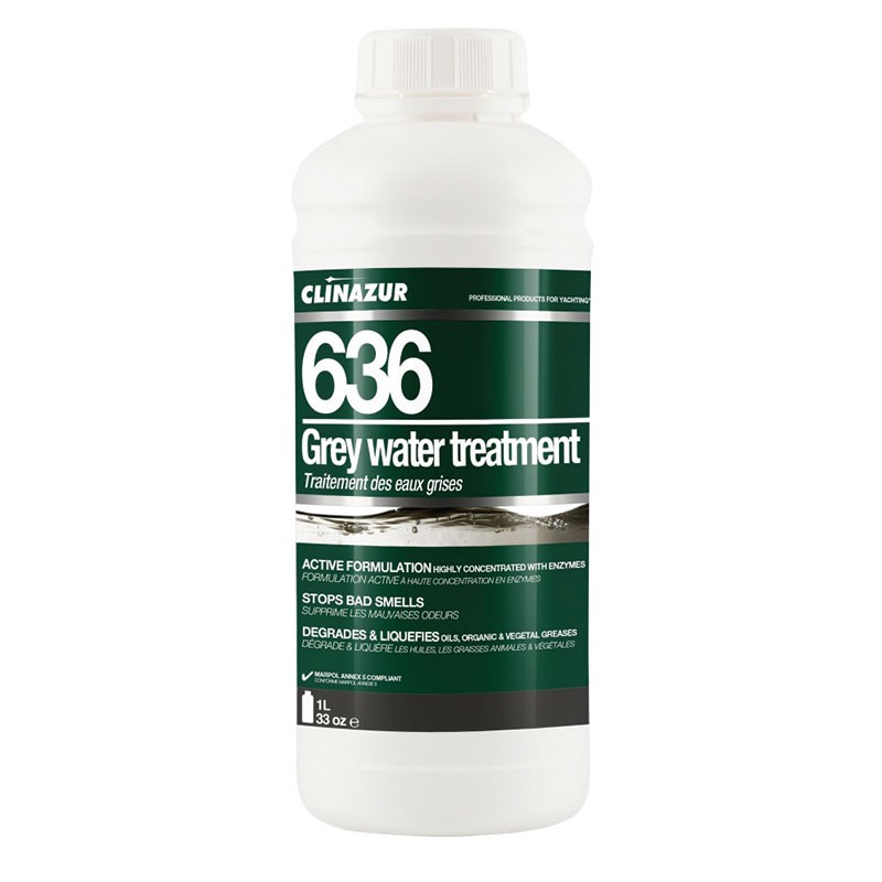 636 Grey Water Treatment, 1lt Marine Toilet & Tank Treatments