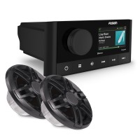 Fusion Marine Stereo MS-RA60, XS 6.5'', without LED, Grey Marine Speakers & Megaphone