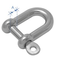 “D” Shackle, Inox 316 Swivels